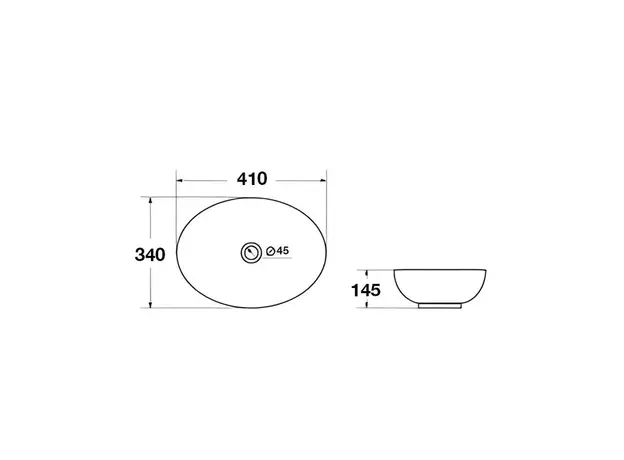 Lavabo Manama nadgradni 41x34cm-3