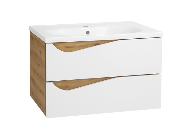 Euridika 75 Alpina Oak ormarić sa umivaonikom-