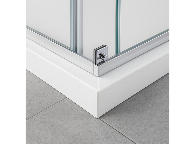 Tuš gredica Lucerna White Tačkice L=90cm 30x60mm Desna, Model: Desna, Dužina: 90-3