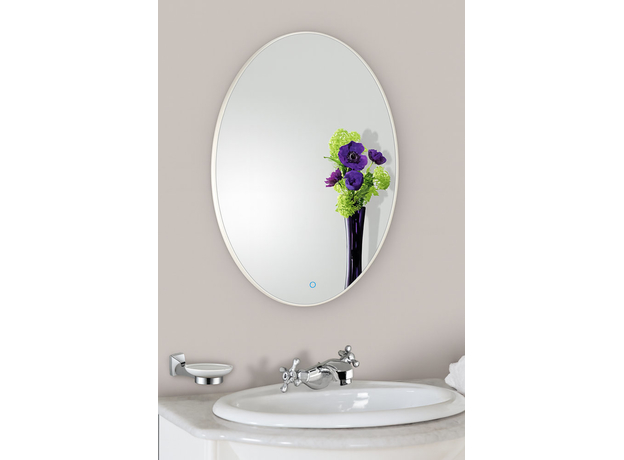 LED ogledalo elipsasto sa fazetnom 60x80cm-