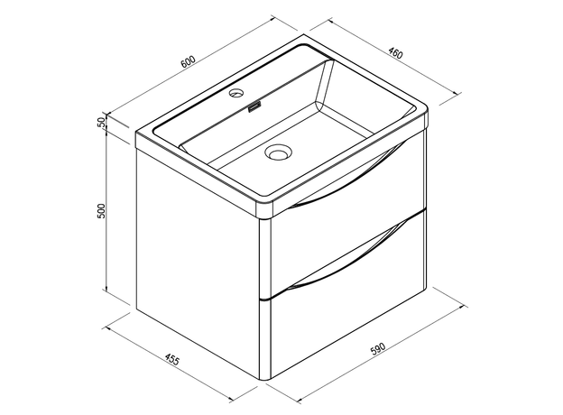 Smile 60 Ormarić Robin Oak-4