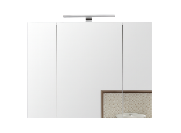 Ormarić sa ogledalom Akva 100cm, Širina: 100-2