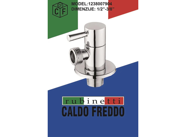 Ek ventil 1/2-3/8, Dostupne boje: Hrom-2