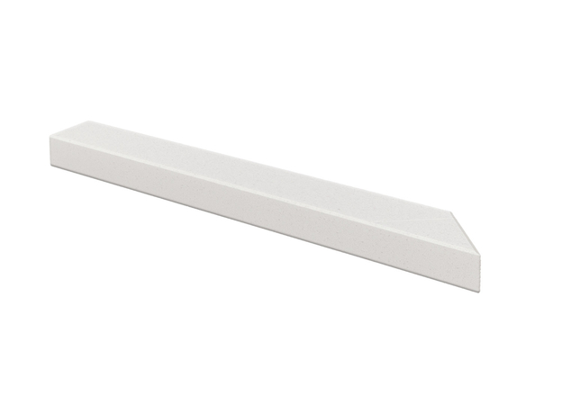 Tuš gredica Lucerna White Tačkice L=100cm 30x60mm Leva, Model: Leva, Dužina: 100-