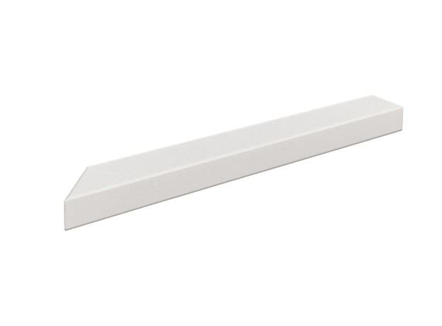 Tuš gredica Lucerna White Tačkice L=90cm 30x60mm Desna, Model: Desna, Dužina: 90-