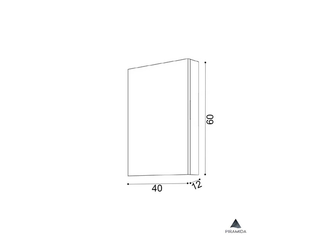 Ormarić sa ogledalom Karma 40cm-2