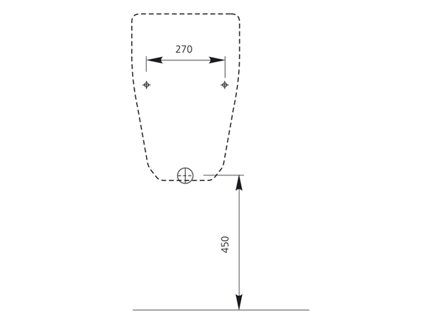 Posejdon pisoar zidni-3