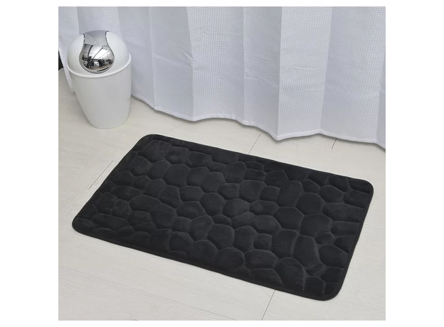 Tepih za kupatilo Pebble 50x80cm Crni, Dostupne boje: Crna, Dimenzija: 50x80-2