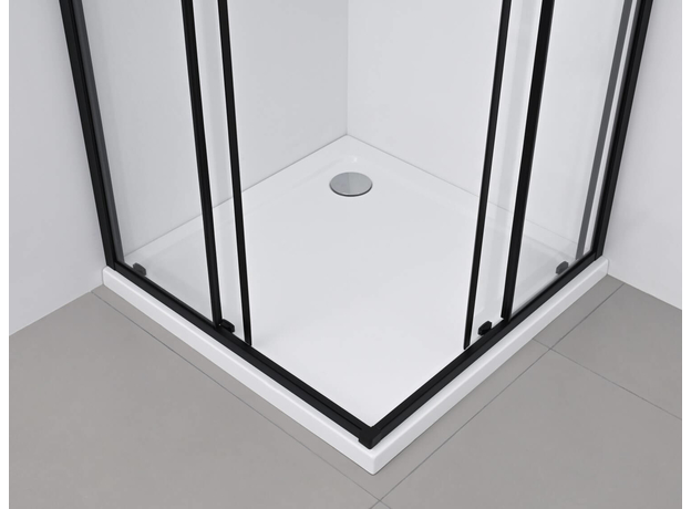 Tuš kabina 5006B 80x80cm, Dimenzija: 80x80, Modeli: Black-4