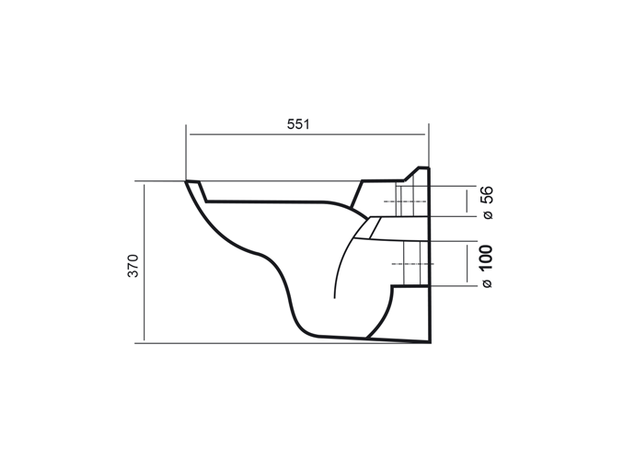 Viktorija konzolna WC šolja-3
