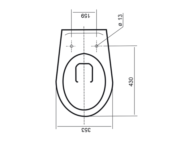 Viktorija konzolna WC šolja-2