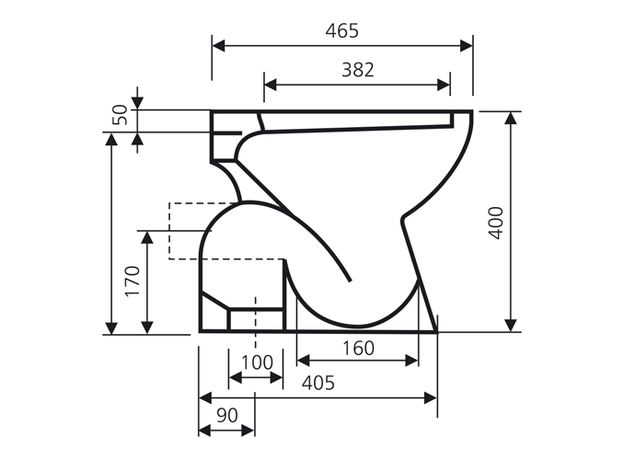 WC šolja Viktorija Simplon, Model: Simplon-2