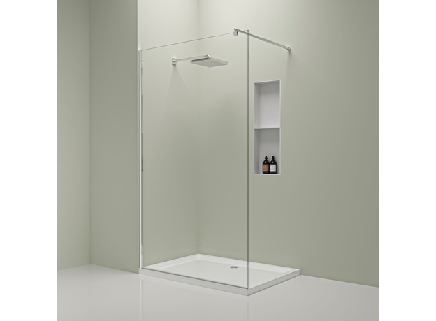 Tuš paravan Semper Walk-in 100cm, Boja profila: Silver, Širina: 100-