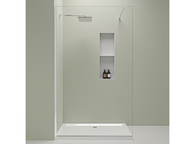 Tuš paravan Semper Walk-in 100cm, Boja profila: Silver, Širina: 100-2