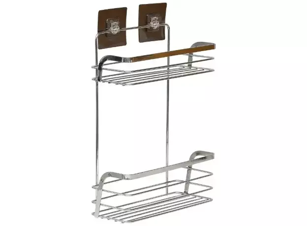 Žičana polica samolepljiva Tendance dupla Hrom-