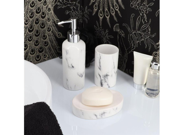 Dozer za tečni sapun Tendance Marble Beli-2