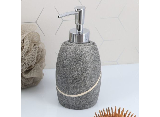 Dozer za sapun Stone Effect Sivi-2