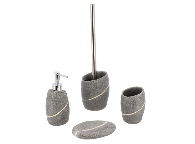 Dozer za sapun Stone Effect Sivi-4