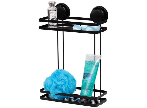 Polica dvostruka vakuum Tendance Crna-4