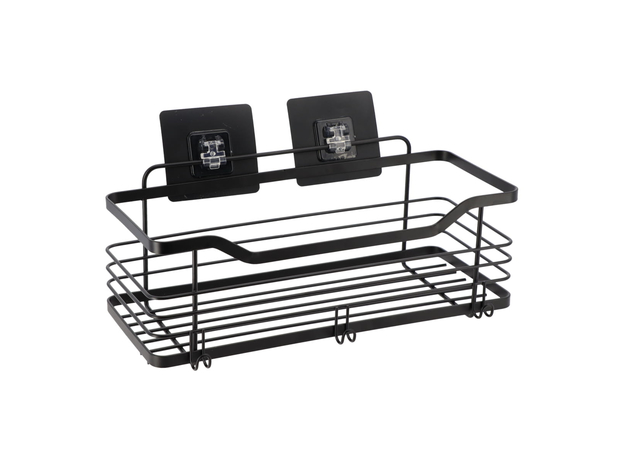 Žičana polica zidna samolepljiva Tendance Crna-