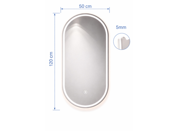 LED ogledalo NC-DRESS04B 50x120cm-2