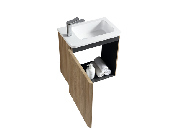 Focus 50 Ormarić Relief Oak-7