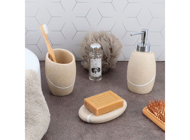 Čaša za četkice Tendance stone effect-2