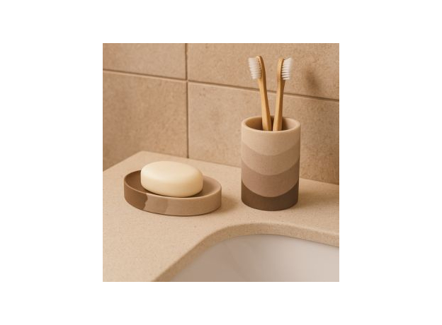 Čaša za četkice Stone Brown-2