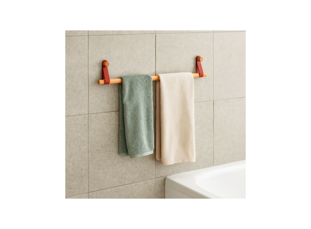 Držač peškira samolepljivi Tendance Bambus-Braon-2