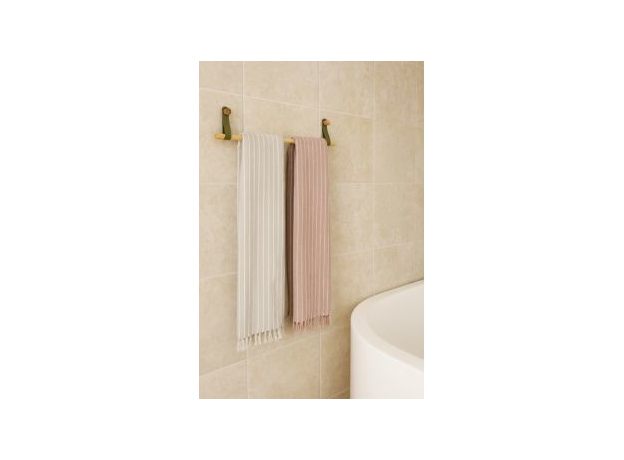 Držač peškira samolepljivi Tendance Bambus-Zeleni-2