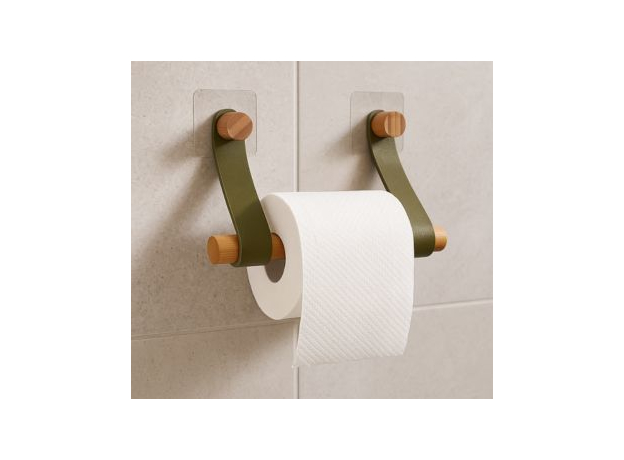 Držač WC papira samolepljivi Tendance Bambus-Zelena-2