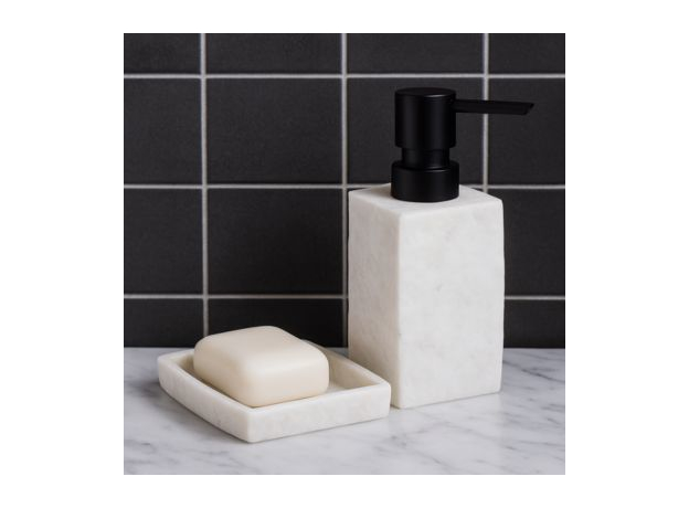Posuda za sapun Tendance Kamen Bela, Iz kolekcije: Posuda za sapun-2
