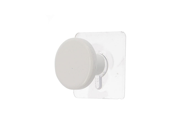 Kukica za peškir samolepljiva Tendance Bambus-Bela 6,5cm-