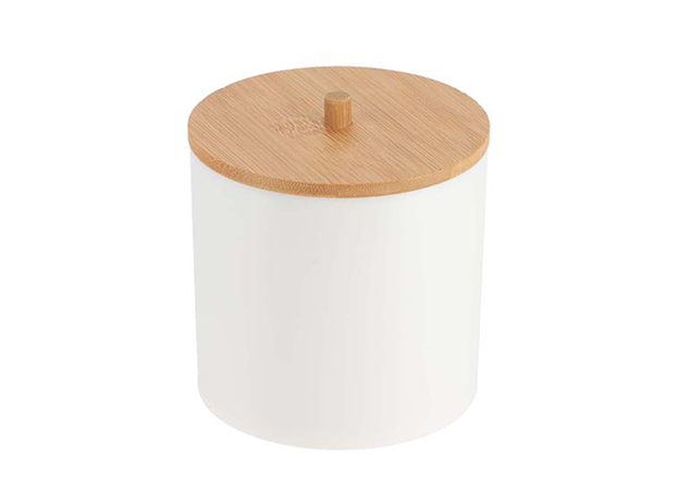 Kutija za vatu Tendance Bambus-Bela-