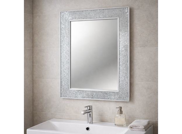 Ogledalo za kupatilo Mosaic Silver 60x90cm, Dostupne boje: Silver, Dimenzija: 60x90-2