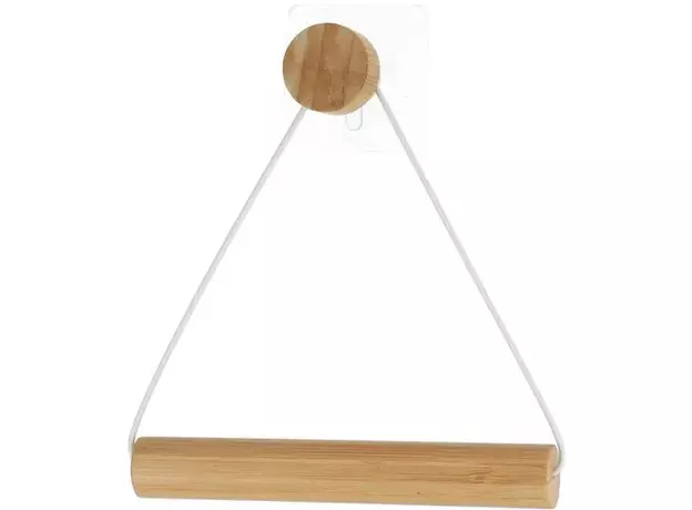 Držač WC papira samolepljivi Tendance Bambus-Bela-