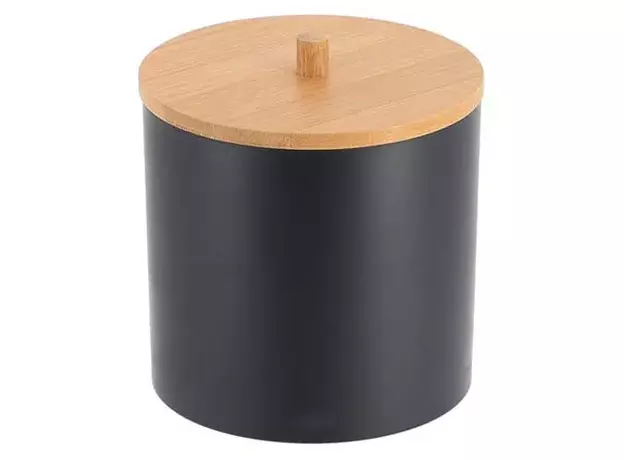 Kutija za vatu Tendance Bambus-Crna-