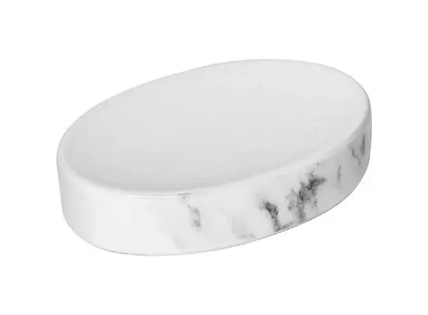 Posuda za sapun Tendance Marble Bela-