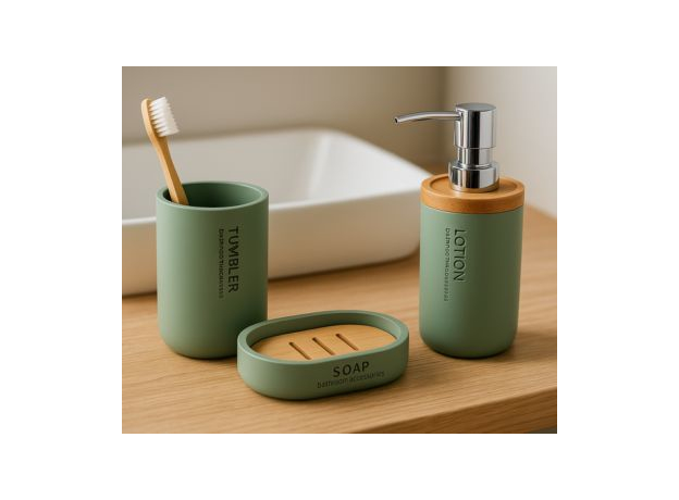 Posuda za sapun Tendance – Zelena bamboo, Iz kolekcije: Posuda za sapun-2