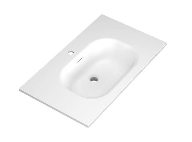 Timber 80 Lavabo White 80x46cm-