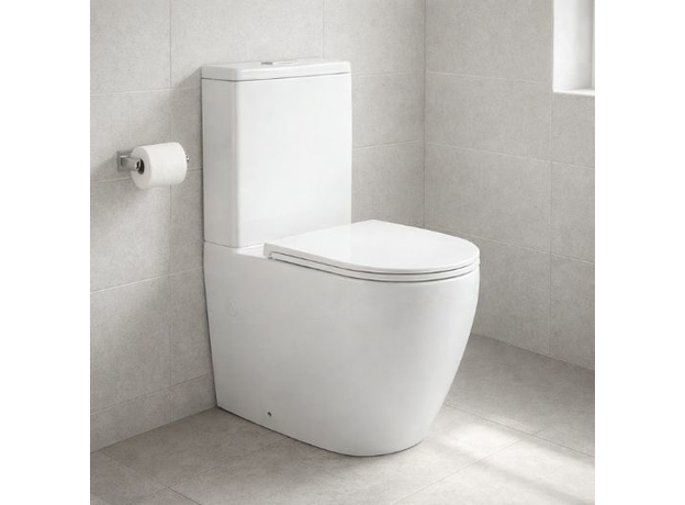 Verona White Monoblok sa WC daskom, Dostupne boje: Bela-2