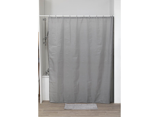 Zavesa za kadu Tendance Siva 180x200 sa kukicama-