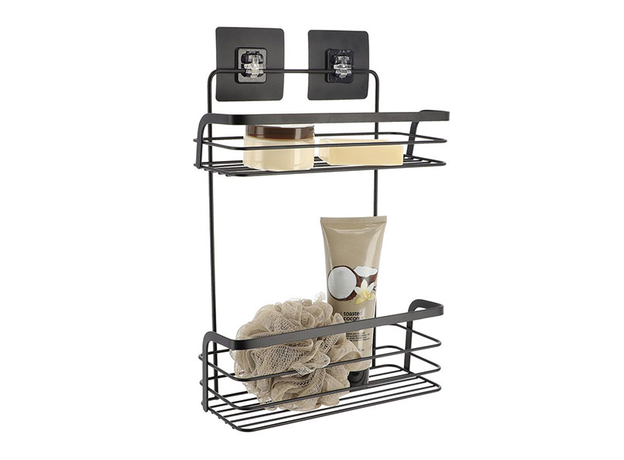 Žičana polica dvodelna samolepljiva Tendance Hrom-2