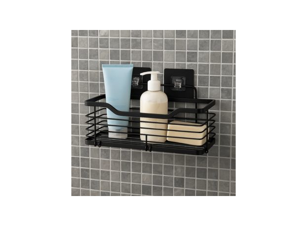 Žičana polica zidna samolepljiva Tendance Crna-2