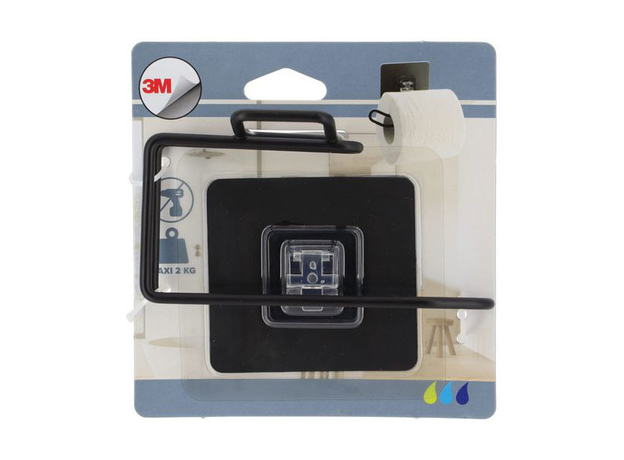 Držač WC papira Tendance samolepljivi Crni, Dostupne boje: Crna-3