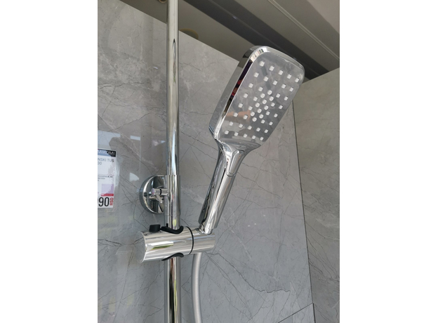 Usponski tuš Piano sa baterijom DP.100 Hrom, Dostupne boje: Hrom-6