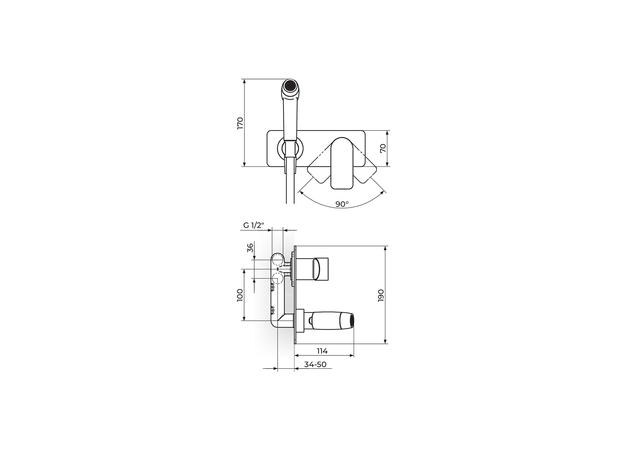 Ugradna baterija za bide S2 Black, Modeli: Ugradna baterjia za bide-2