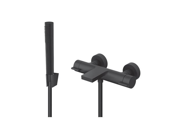 Baterija za kadu S3 Black, Dostupne boje: Black, Modeli: Baterija za kadu (sa ručnim tušem)-