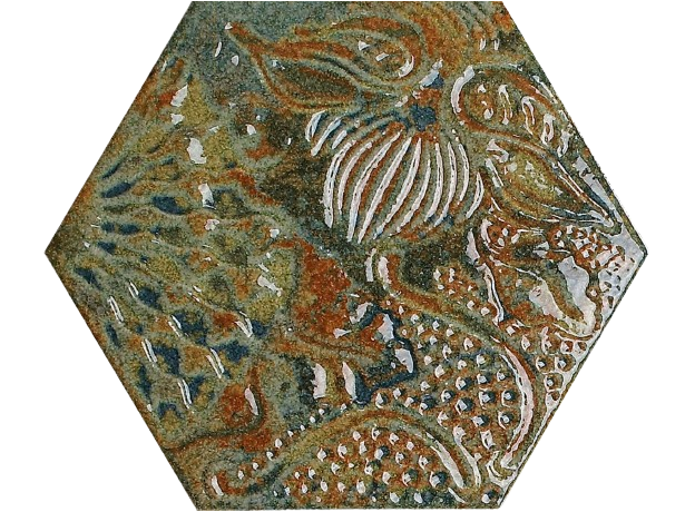 Hex 25 Gaudi Reactive Ocean 25x22cm II klasa, Dostupne boje: Ocean II klasa, Dimenzija: 25x22-