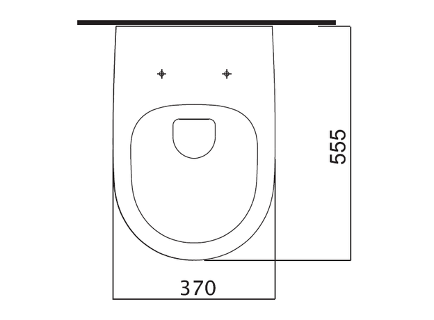 Fluenta Rimless konzolna WC šolja sa SC daskom-7